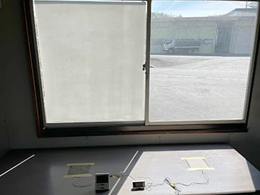 温度計設置様子