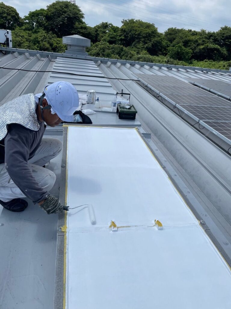 窓ガラス塗装08